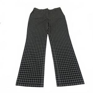 Liz Claiborne Jackie Women's Size 6 Black  Gray Plaid Trousers